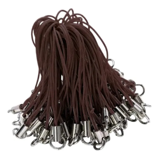 100 Piezas De Correas De Cordón, Correas De Anillo Marrón