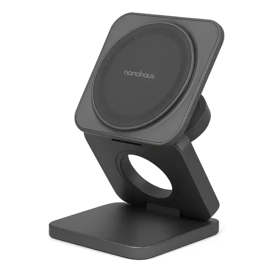 Cargador Dock Inalámbrico 3 En 1 Para Iphone Watch Airpods