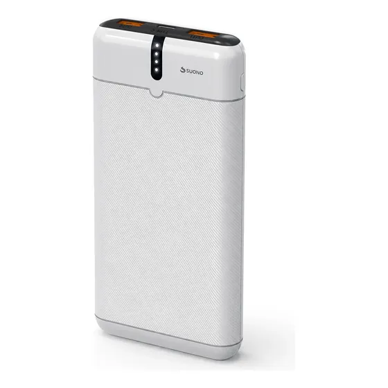 Power Bank 10000 Mah Suono Carga Rápida Con Pantalla Digital