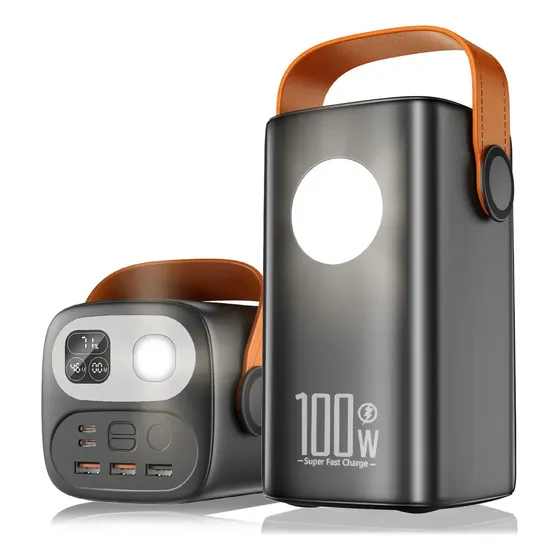 Power Bank 60000mah Batería Portátil 100w+22.5w Ultra Rápida