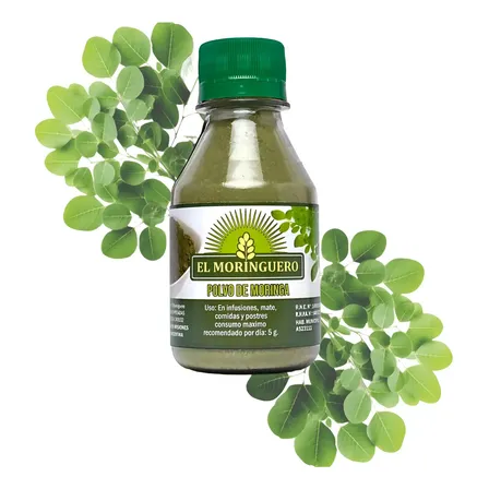 Moringa Orgánica en Polvo El Moringuero de 40 g