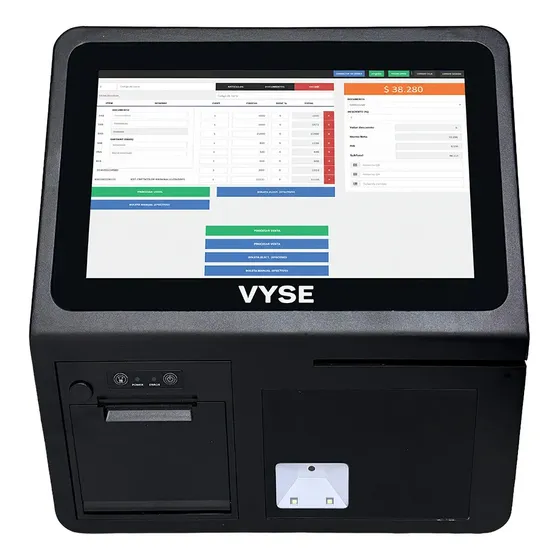Pos Táctil Impresora 58mm Lector Qr 2d 8gb 128gb F1pos