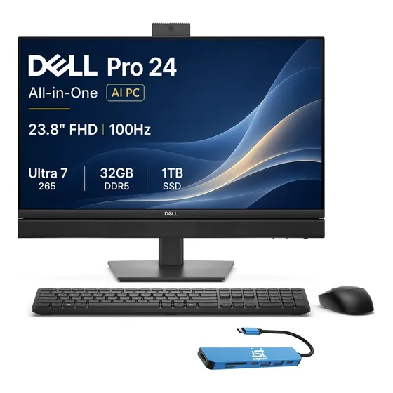 Computadora Aio Dell Pro 24 Ultra 7 32 Gb 1 Tb Ssd Fhd