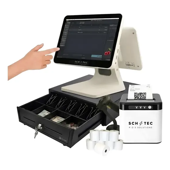 Kit: All In One Táctil Software Impresor Caja Lector Rollos