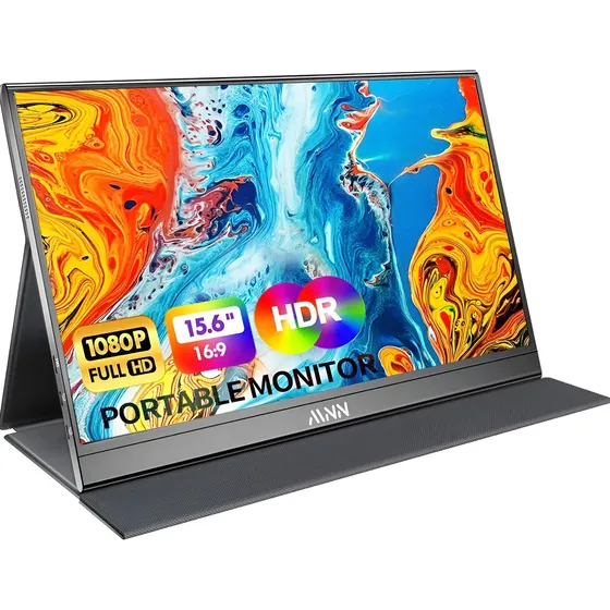 Monitor Mnn Pantalla De 15.6 M156f01 Fhd 1080p Usb C Hdmi Color Negro