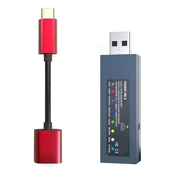 Adaptador Usb Magic-ns 2 Para Mando Ps5 One S Fighti