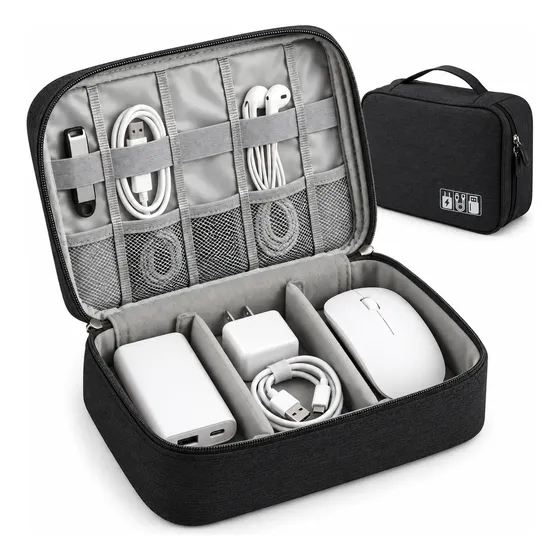 Organizador De Cables De Viaje Impermeable Plegable Grande