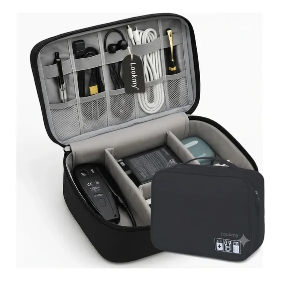 Organizador De Cables Digital Cargador Neceser Viaje Estuche