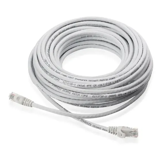 Cable De Red Utp Cat6 Amitosai X 25 Metros 100% Cobre!!! E6 Color Blanco