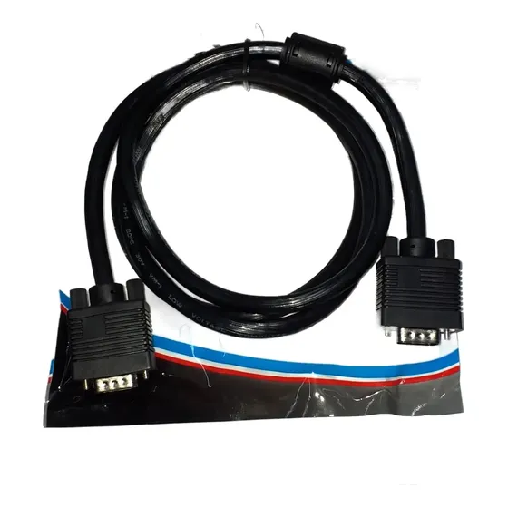 Cable VGA Macho a Macho 1.5 Metros Netmak NM-C18 para Monitor y Proyector