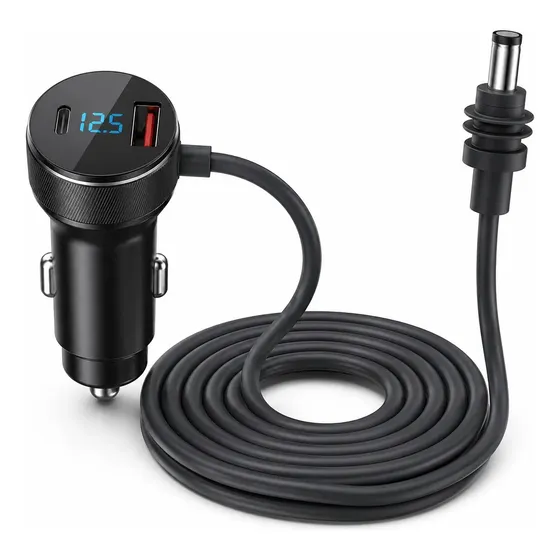 Cargador Para Auto Con Voltímetro Para Starlink Mini