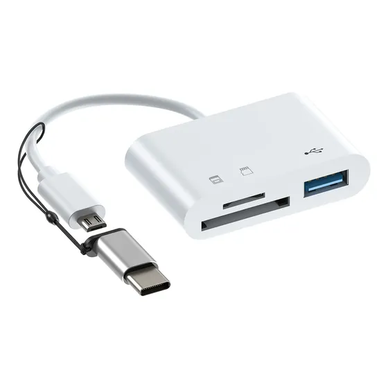 Cable Adaptador Usb C Y Usb A 2 En 1 Para Pc