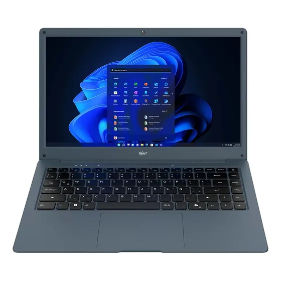 Notebook Gfast N-154 Intel Celeron N4020 4GB RAM DDR4 120GB SSD 14.1" HD+ 1366x768 px Teclado Español Windows 11 Color Ocean Blue