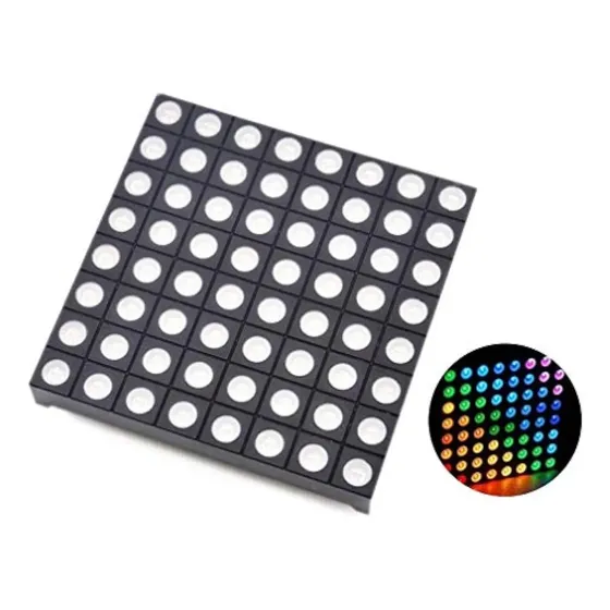 Hiletgo Ánodo Común De La Matriz Rgb Led 8x8 A
