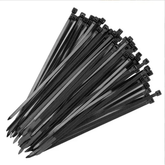 Set De 500 Cinchos De Plástico 4x300mm Para Cables Blanco
