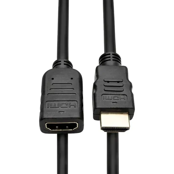 Hdmi Cable Extensor 1m Macho Hembra 4k Ultra Hd Chapado Oro