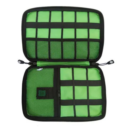 Bolso Impermeable 2 Capas Para Cables Usb Electrónicos