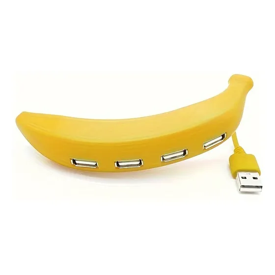 Hub Usb 2.0 4 Puertos Diseño Banana