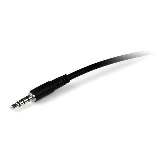 Cable Auxiliar Ditron 1.5m Plug a Plug con Micrófono Negro SK-AUX7