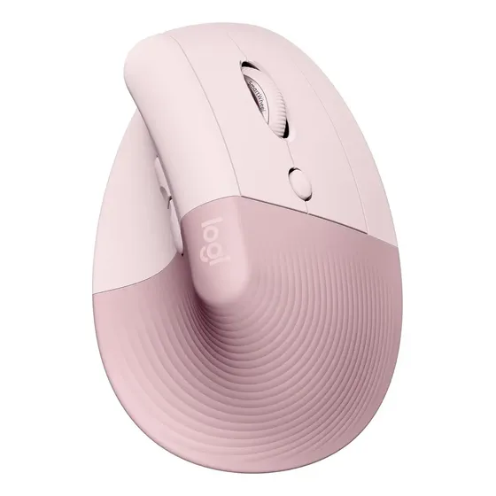 Ratón Bluetooth Inalámbrico Ergonómico Vertical Logitech Lif Color Lift Pink
