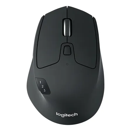 Mouse Triathlon M720 Inalámbrico Multidispositivo Logitech Color Negro