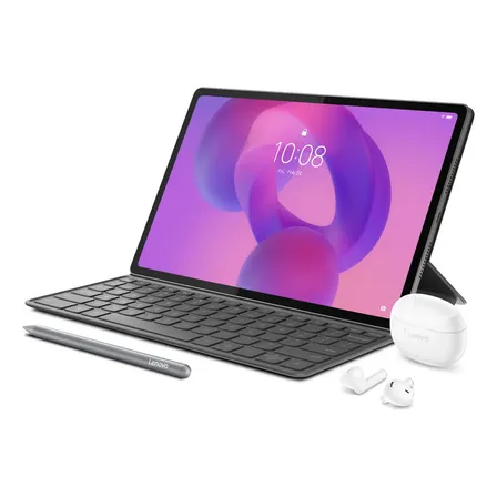 Tablet Idea Tab Plus 8gb 256gb 12' Teclado + Lápiz + Earbuds Plateado