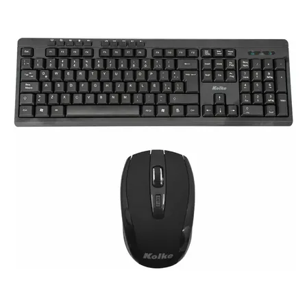 Kit Teclado y Mouse Kolke Kek-195 Inalambrico Usb Combo Pc Notebook