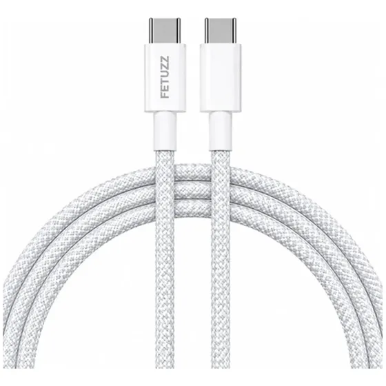 Cable Usb C A Usb C Fetuzz 60w 6a 1m Carga Y Datos