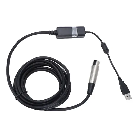 Cable De Micrófono Usb Xlr A Grabación De Sonido Profesional