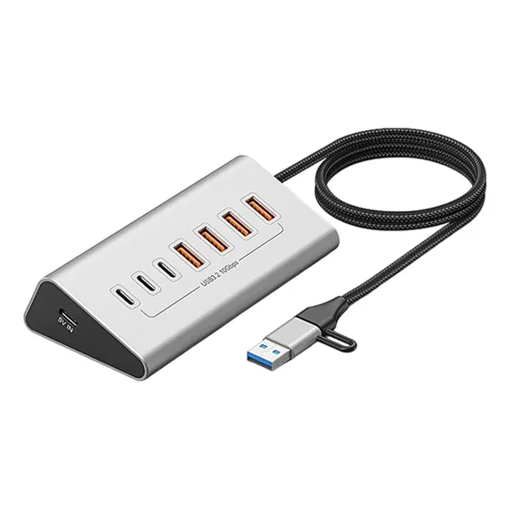 Hub Usb 3.2 De 10 Gbps, Estación De Acoplamiento Usb C, Divi As Shown