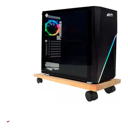 Carro Base Soporte Cpu Gabinete Ruedas Computadora Oficina