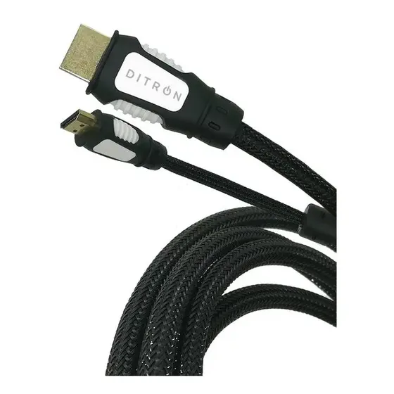 Cable Ditron 20m Fullhd 4k Conector Dorado Alta Definición