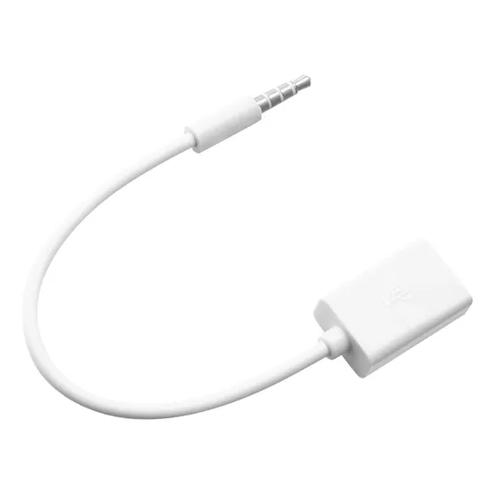 Conector De Audio Aux Macho De 3,5 Mm A Usb 2.0 Hembra, Conv
