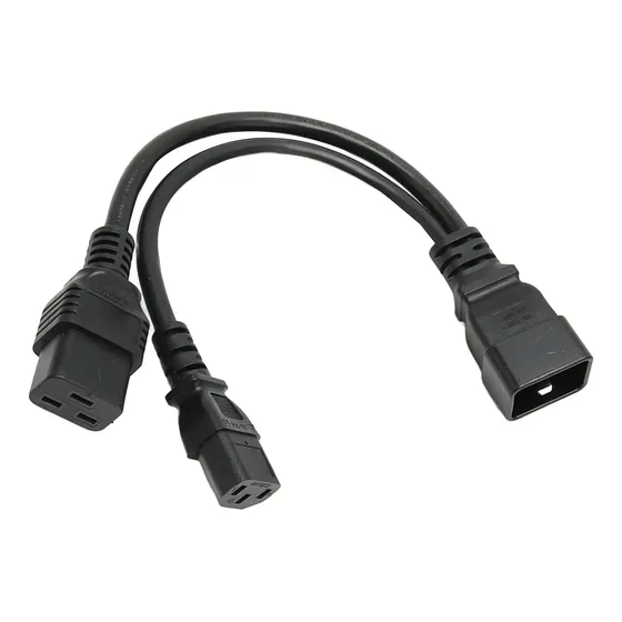 Cable Divisor De Alimentación En Y Iec320 C20 C19 C13 A Cabl
