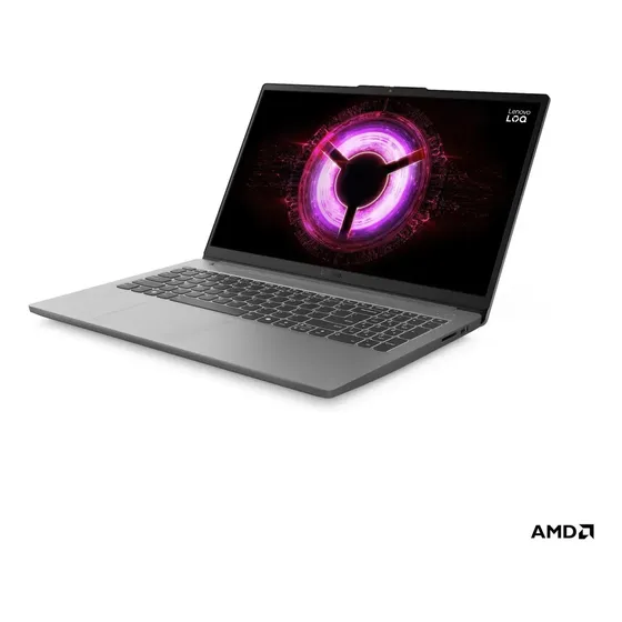 Notebook Lenovo LOQ 15ARP10E AMD Ryzen 7 170 16GB DDR5 1TB SSD M.2 PCIe NVMe Gráficos NVIDIA GeForce RTX 4050 6GB (15,6) FHD 1920px x 1080 px IPS Wi-Fi 6 (802.11ax) Windows 11 Home, Color Luna Grey