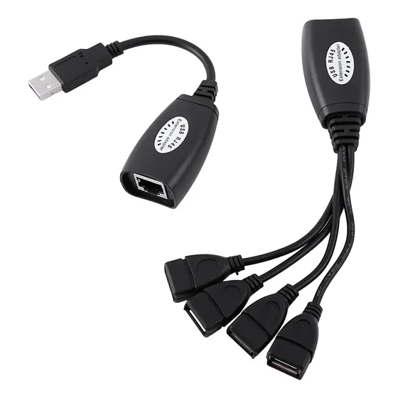 Adaptador Extensor De Extensión Usb De 4 Puertos 2.0 A Hub R