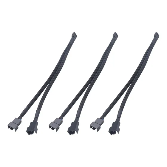 Cable Divisor De Ventilador Pwm, 3 Unidades, 2 Vías, 4 Pines