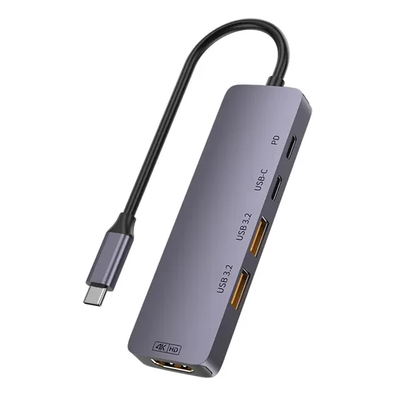 Estación De Acoplamiento Usb C 5 En 1 Para Accesorios De Ord