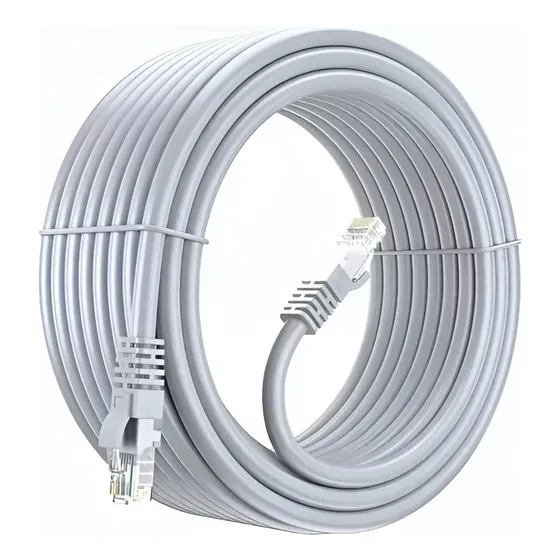 Cable De Red 10 Metros Rj45 Cat5 Interior Negro Skyway
