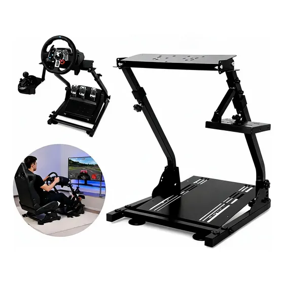 Soporte Volante Simulador Ajustable Con Soporte Para Cambio