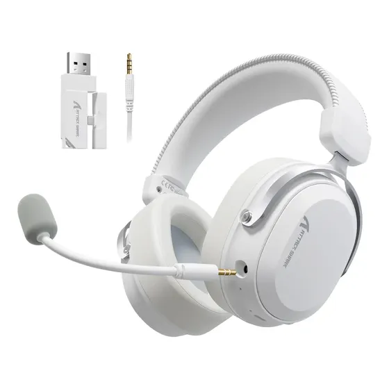 Attack Shark L30pro Audífonos Gaming 3 Modos 7.1 Aluminio