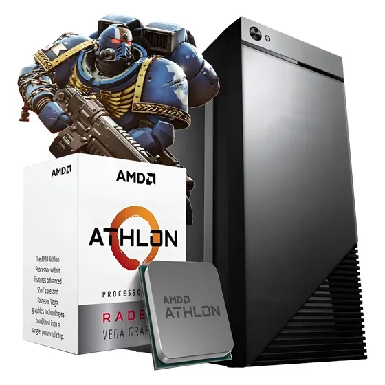 Pc Armada Gamer Amd Athlon 3000g 16gb Ssd 480 Gb Mx522 6