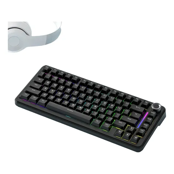 Free Wolf F75 White 75% Wireless Mechanical Keyboard
