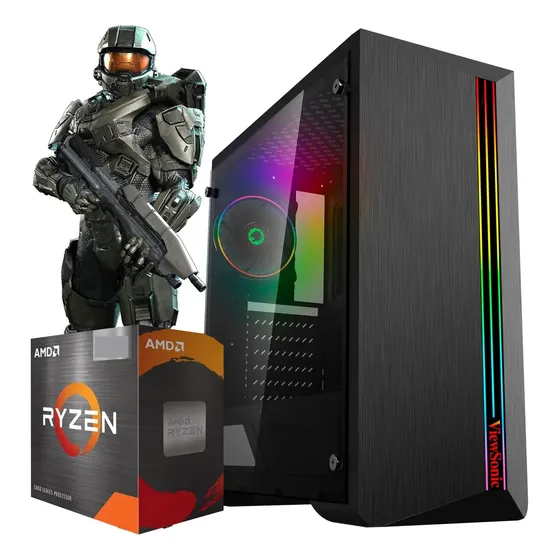 Pc Ryzen 7 8core Vega8 Rgb 500w 80pbronce Windows11 Original