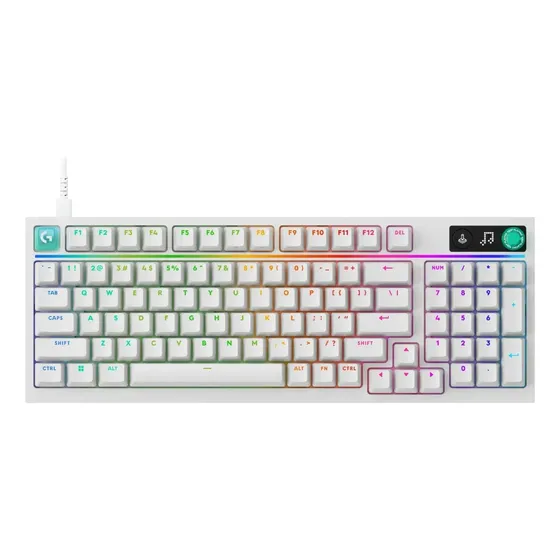 Teclado Gamer Logitech G316 X 98 Rgb Blanco Inglés Us