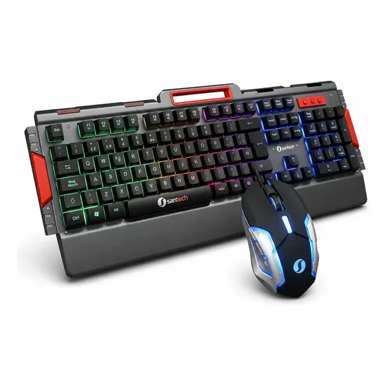 Combo Kit Gamer Akash Teclado + Mouse Retroiluminado