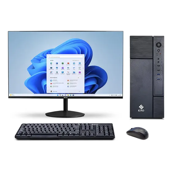 Pc Exo Ready D6-s5485 Intel I5-12va 8gb Ssd 480gb W11 + 24