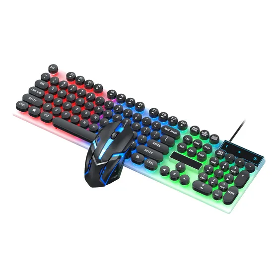 Juego Combinado De Teclado Y Ratón Con Retroiluminación Led