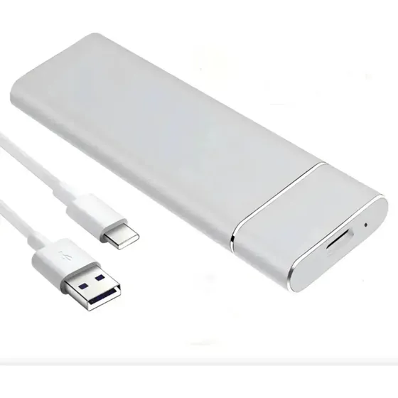 Disco Duro Portátil Externo De 2 Tb Para Computadora, Ssd Pl