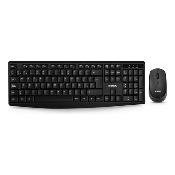 Kit Combo Teclado Y Mouse Inalámbrico Pc Notebook